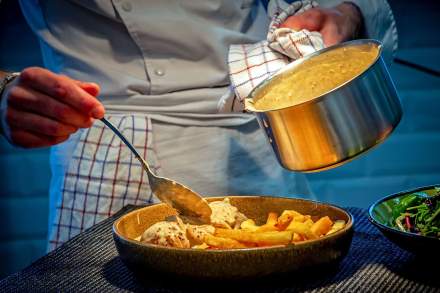 Lavilledieu en Ardèche, Terroirs de Cuisine, Plats Restaurant